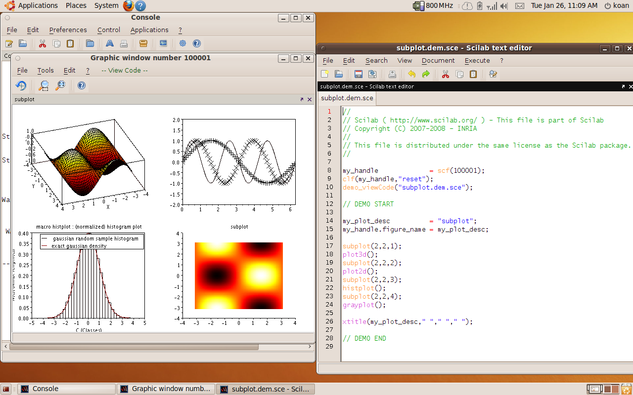 low pass filter scilab