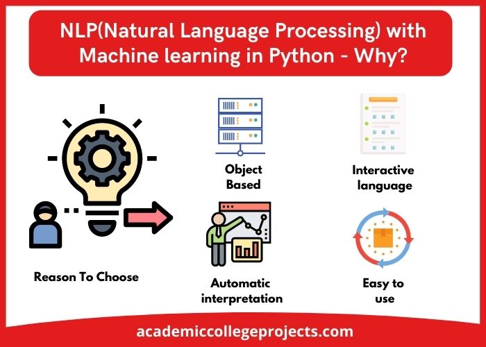 Reason to choose to NLP machine learning in python programming